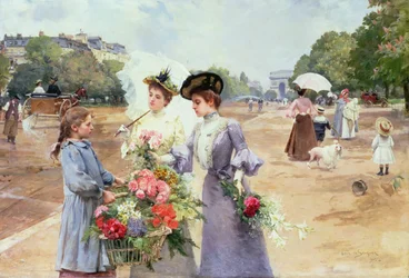 Frühlingsmorgen, Avenue du Bois de Boulogne, 1902